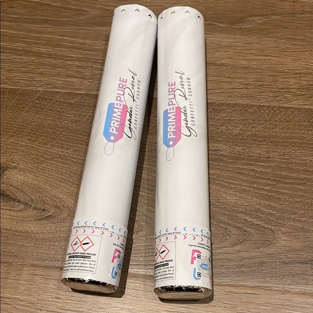 NEW Girl Pink Gender Reveal Confetti Cannons